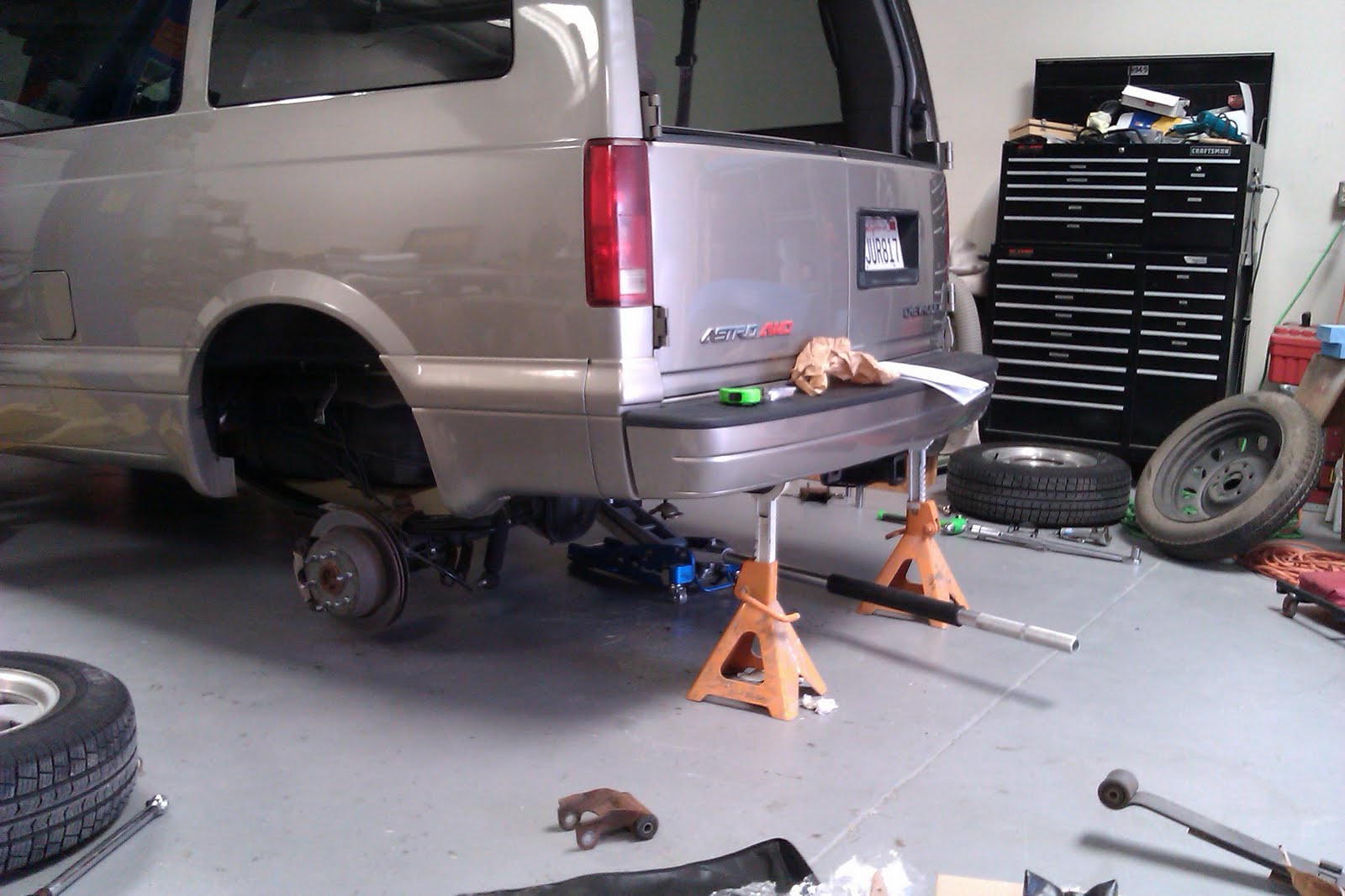 Herbie's World Retro Post Astro Van LiftKit Installation