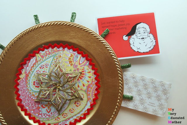 DIY Christmas Card Display and Holder