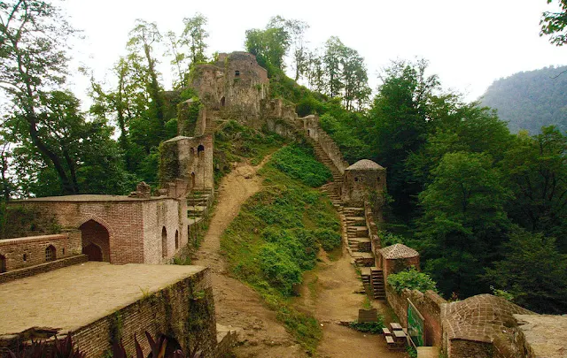 Rudkhan Castle in the middle of Northern forests. Iran