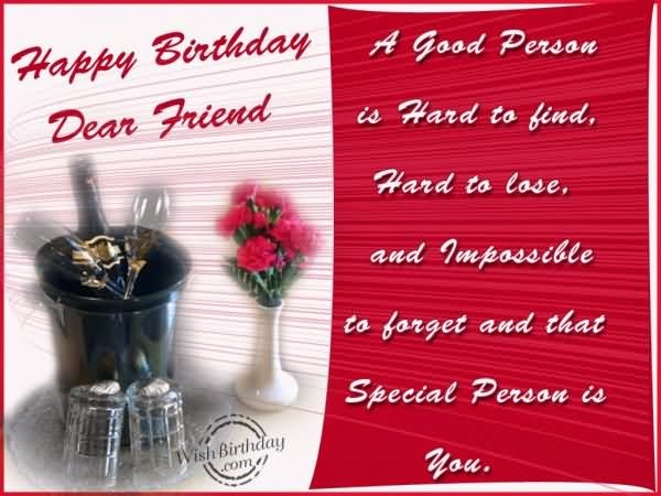 Happy Birthday Dear Friend - Birthday Wishes for friends and your loved ...