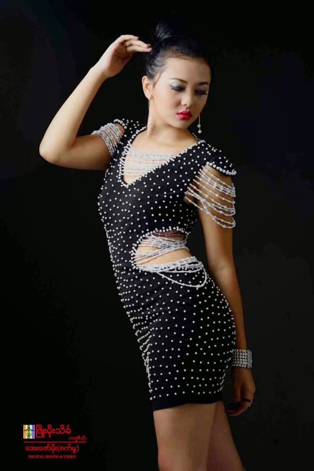 Shwe Mhone Yati - I am Beautiful Studio Photoshoot