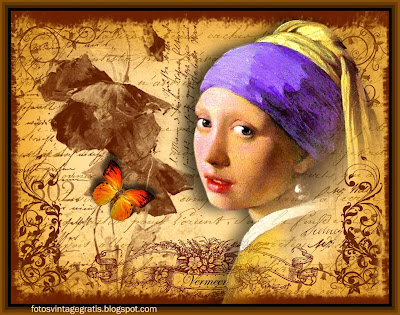 la joven de la perla de Johannes Vermeer