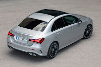 Mercedes-Benz A-Class Saloon (2019) Rear Side Mercedes-Benz A-Class Saloon (2019) Rear Side