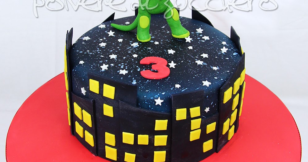 Torta decorata Superpigiamini, Pj Masks cake con Geko/Greg