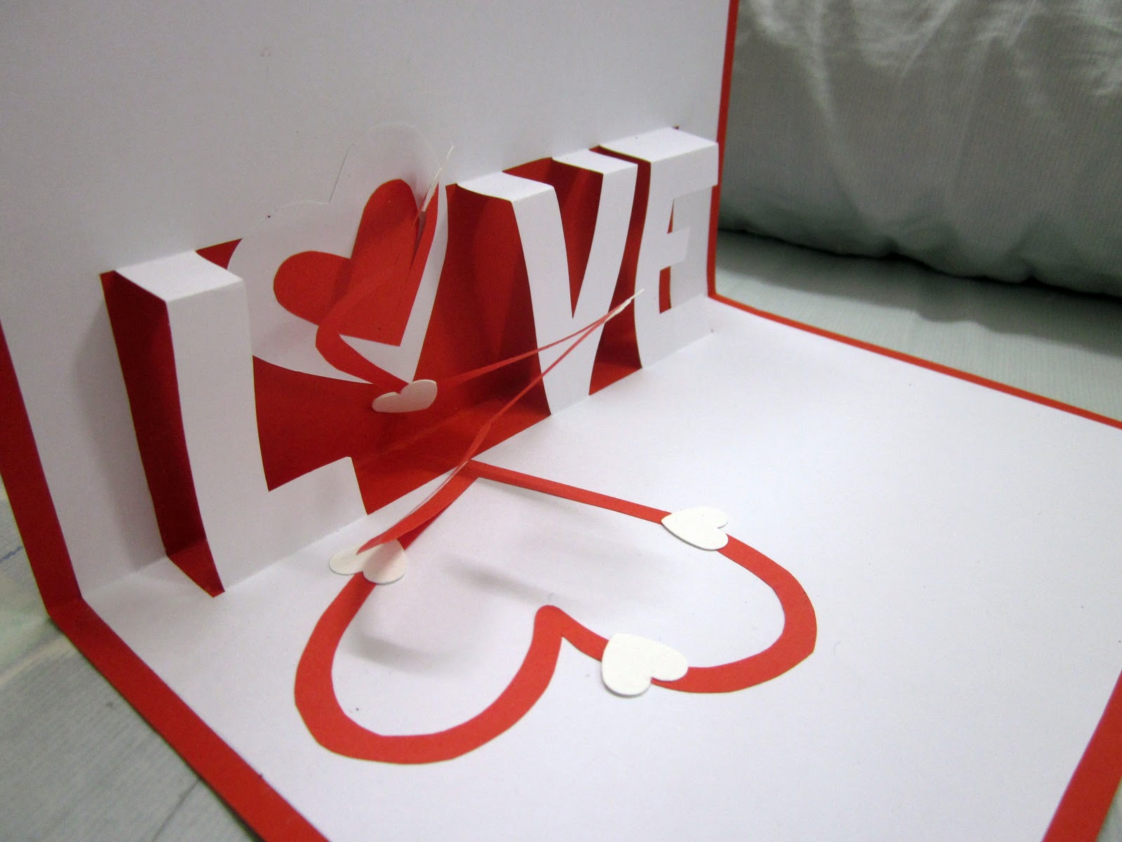 SWEET LOVE Valentine's Day Pop Up Cards