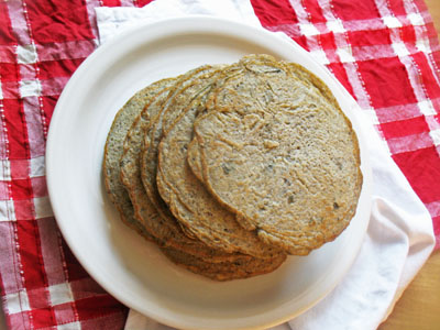 mixed lentil pancakes