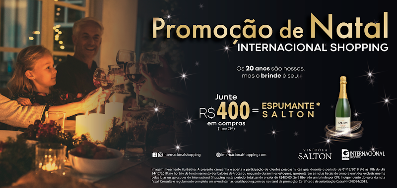Internacional Shopping realiza campanha de Compre e Ganhe para clientes brindarem o fim de ano Internacional Shopping realiza campanha de Compre e Ganhe para clientes brindarem o fim de ano