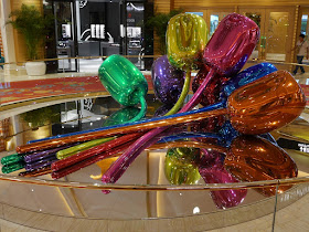 Tulips sculpture by Jeff Koons at the Wynn Palace in Macau