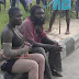 Check this out (photos) Mentally challenged couple spotted in public display of affection in Bayelsa state (photos)