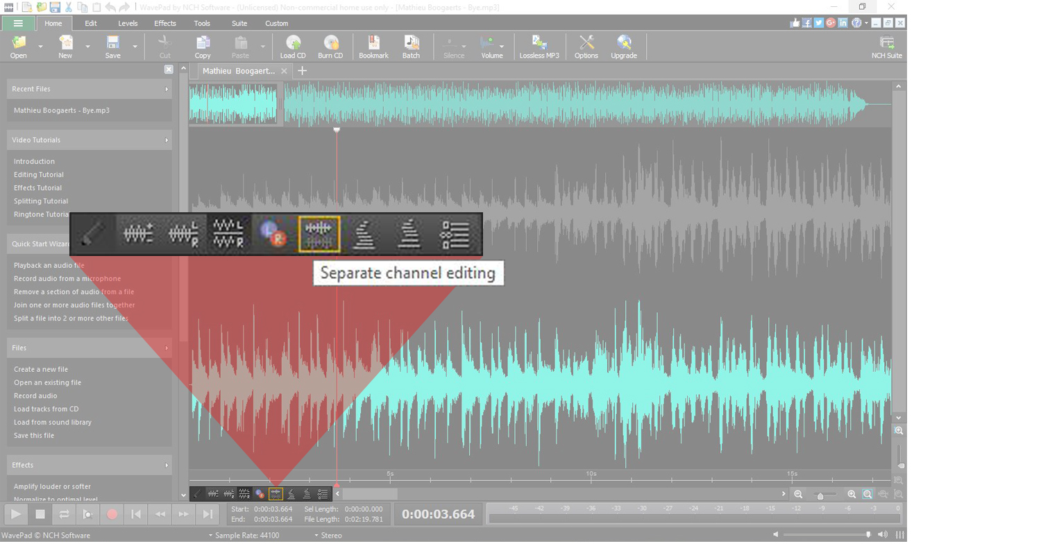 Introducing MultiChannel Audio Editing with WavePad Do More With