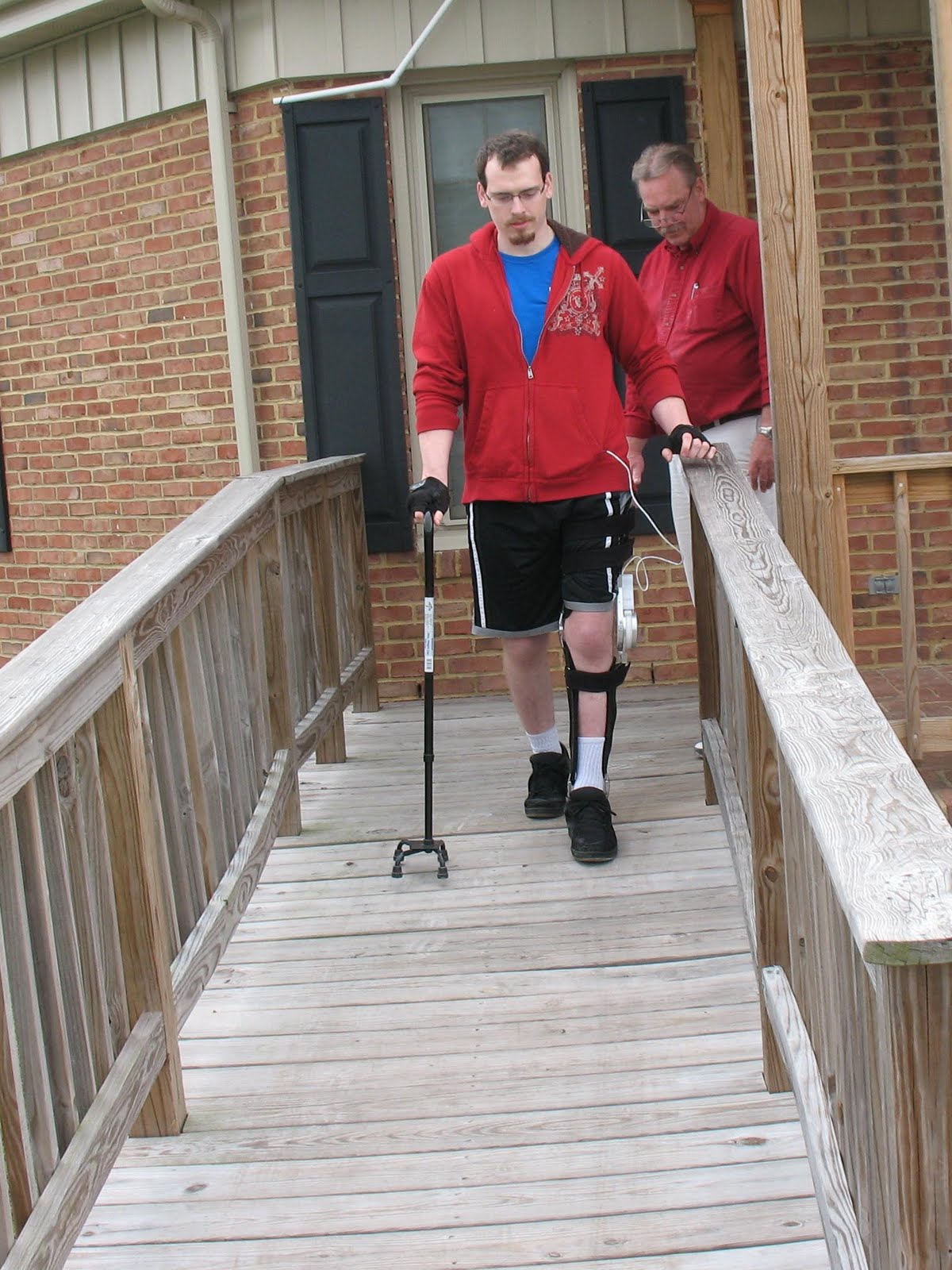 leg brace robocop walks turtle