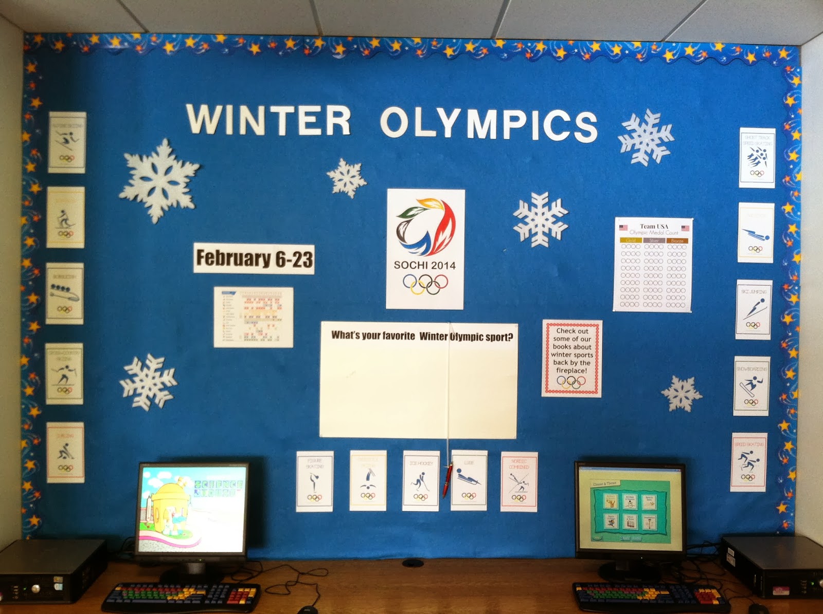 The Lion is a Bookworm: Bulletin Board: Winter Olympics