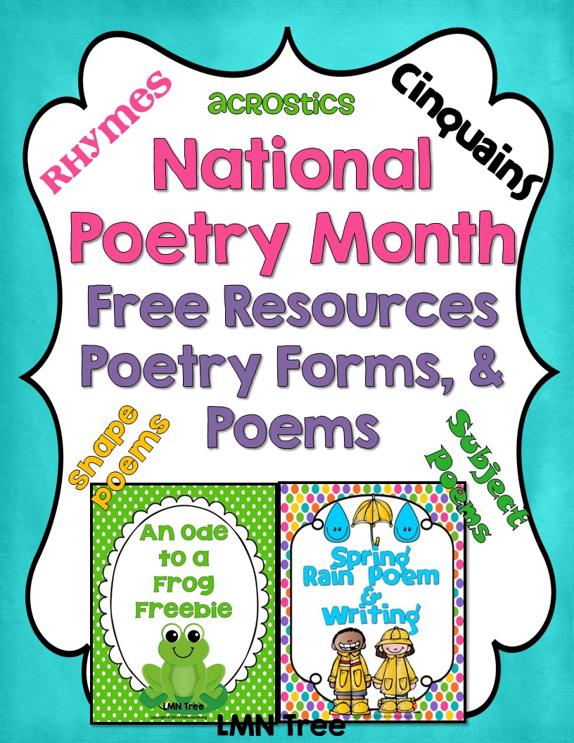 LMN Tree Celebrate National Poetry Month with Free Resources and Poems.