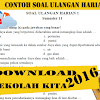 Kumpulan Soal Ulangan Harian Terbaru 2016 Semester Ii