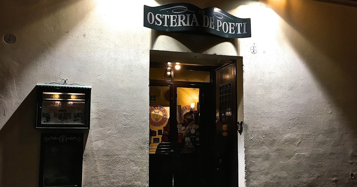 Facciamo un giro in centro? OSTERIA DE' POETI