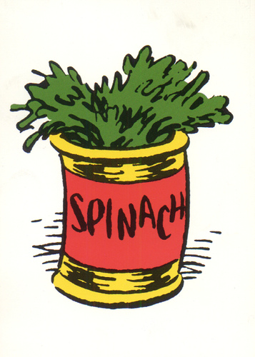 Interesting & Funny: Spinach Popeye Iron Decimal Error Myth