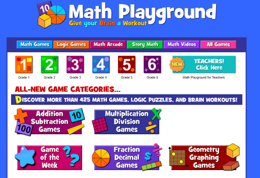 Technological Thinking in Mathematic Math Playground