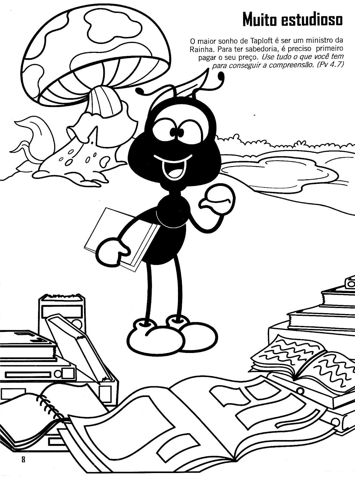 Apascentar os Pequeninos Smilinguido p/ Colorir