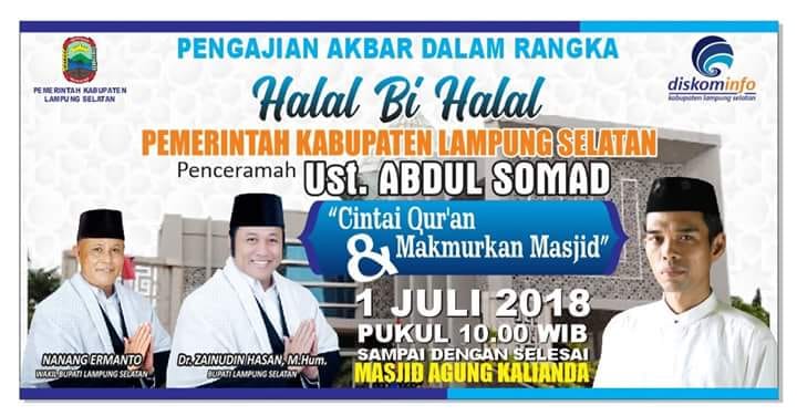 Jadwal Ustadz Abdul Somad Juli 2018