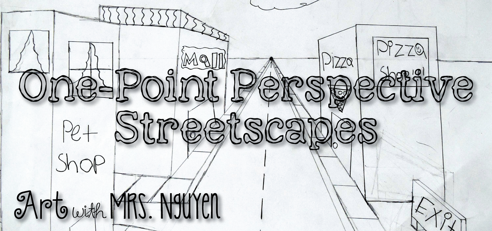 one point perspective art