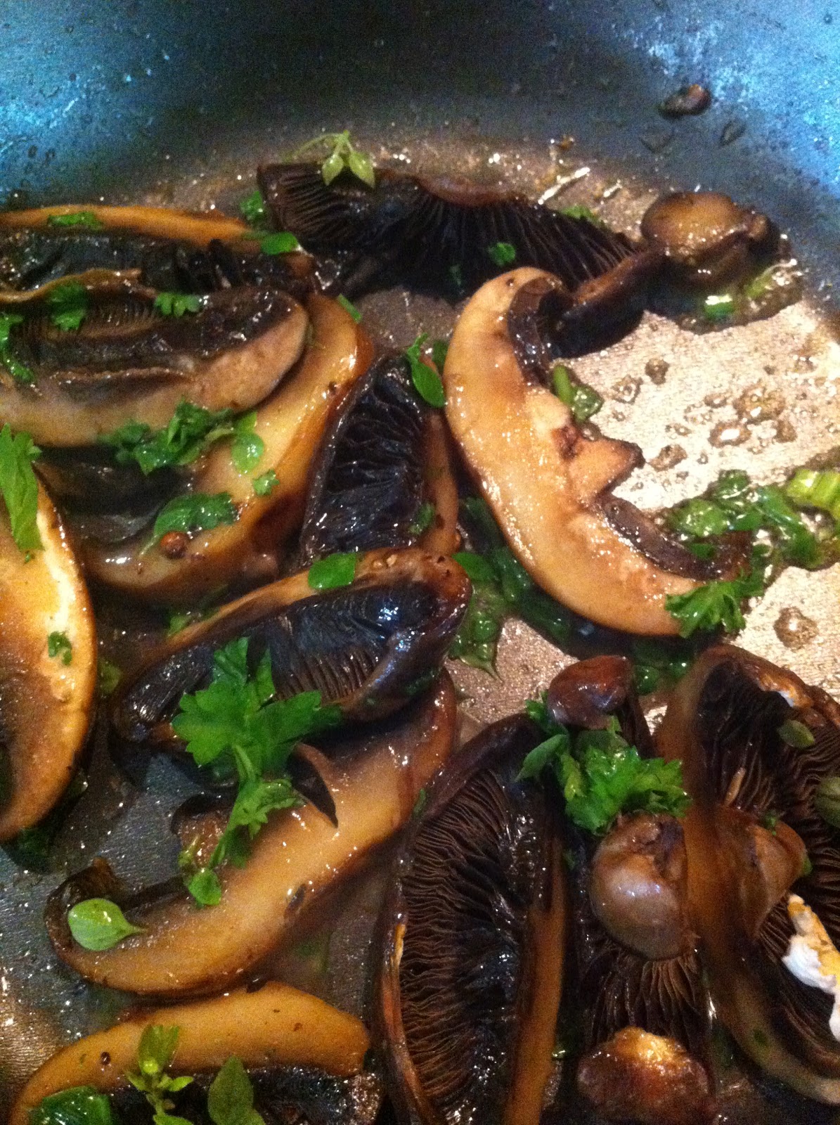 Breakfasts From A Shropshire B&B Herby Mushrooms on Granary Toast