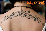 tatuajes de letras letras corridas tattoo