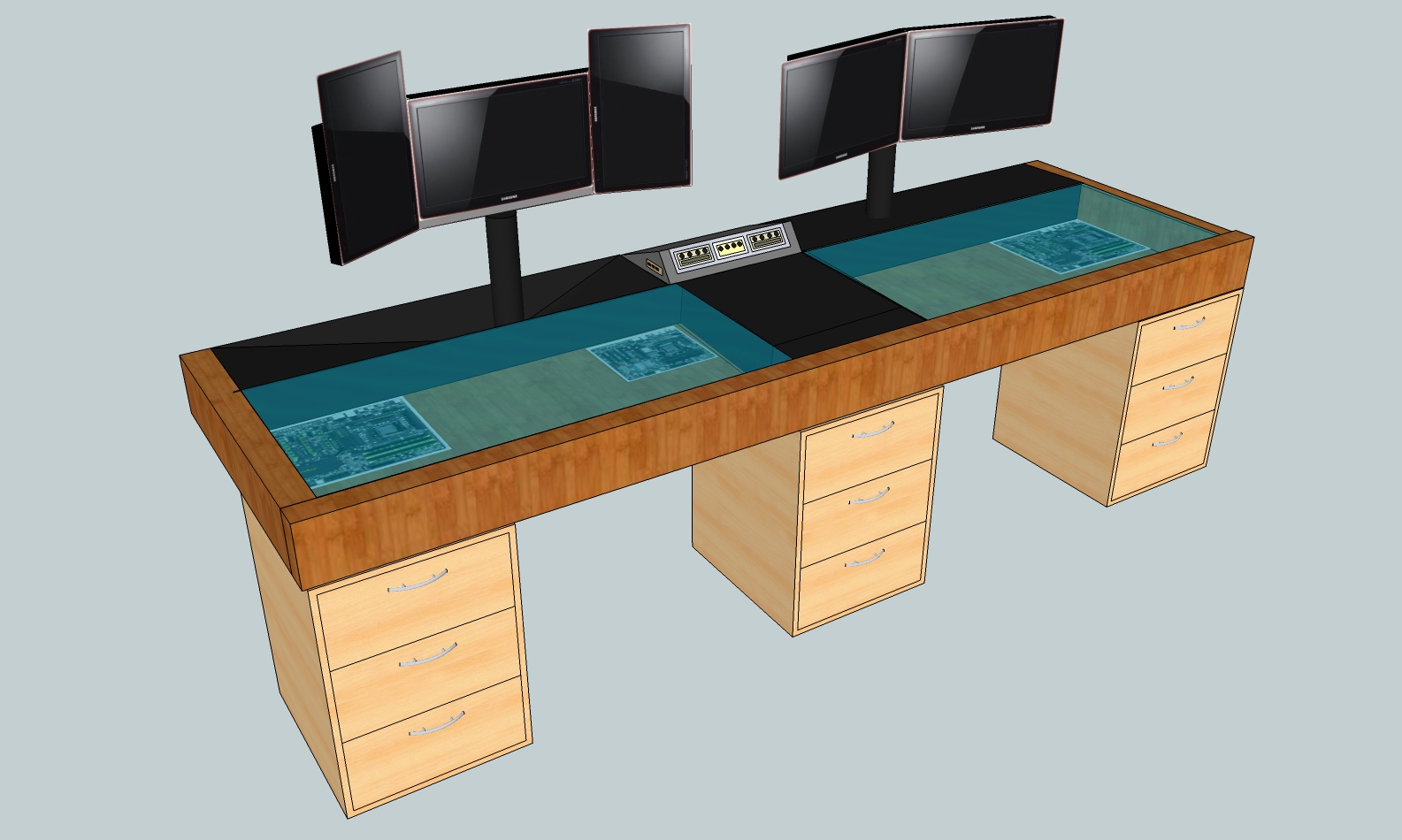 My Desk is my Computer Case Mod