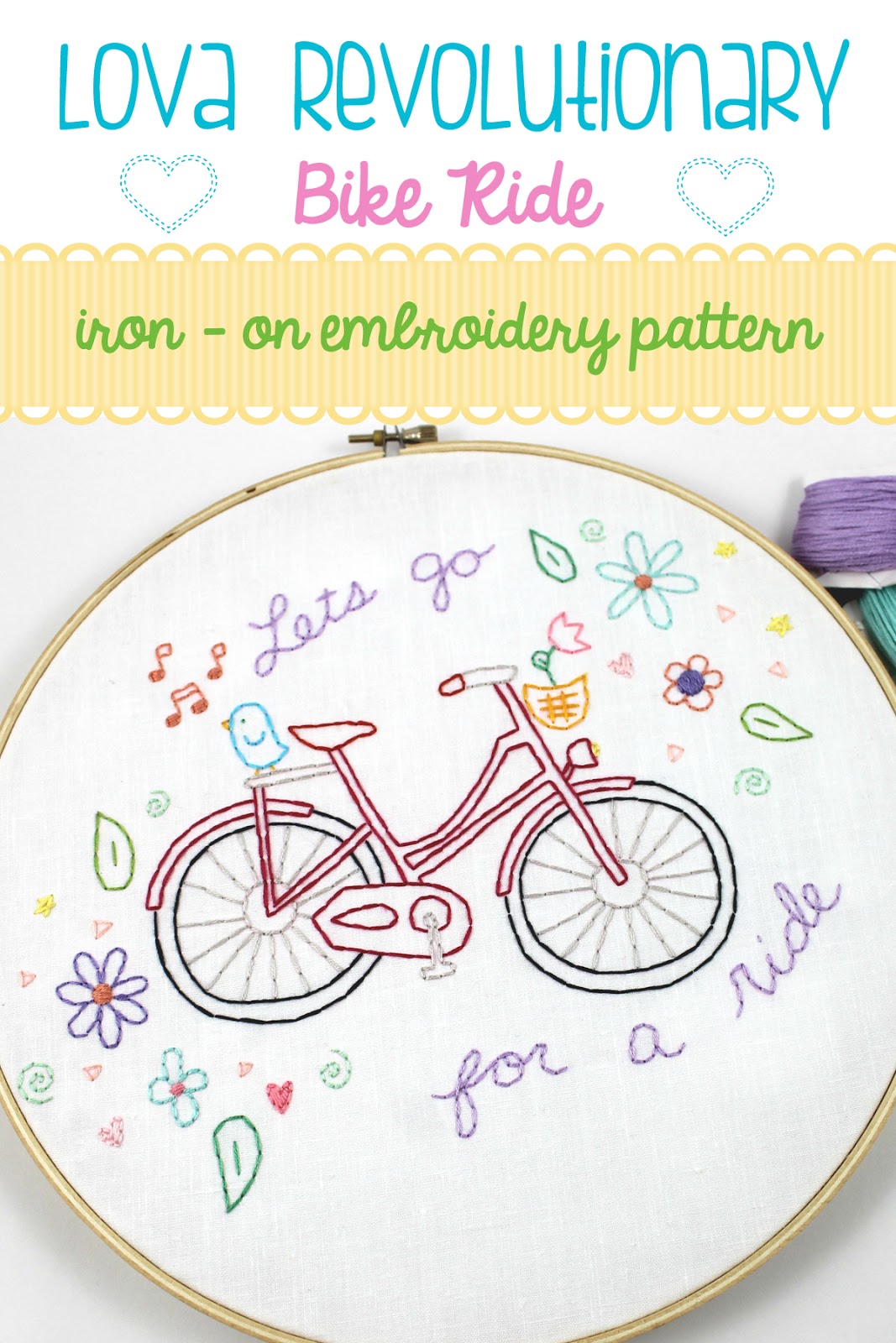 Lova Revolutionary : Blog: Iron On Embroidery Patterns now available on  !