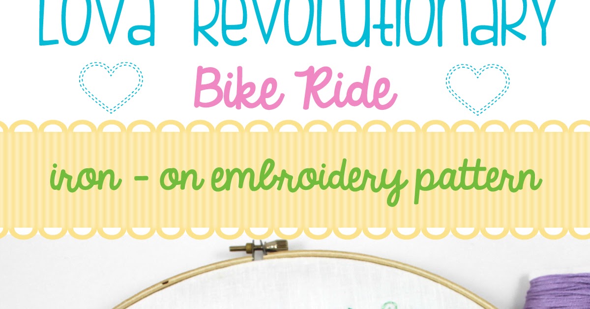 Lova Revolutionary : Blog: Iron On Embroidery Patterns now