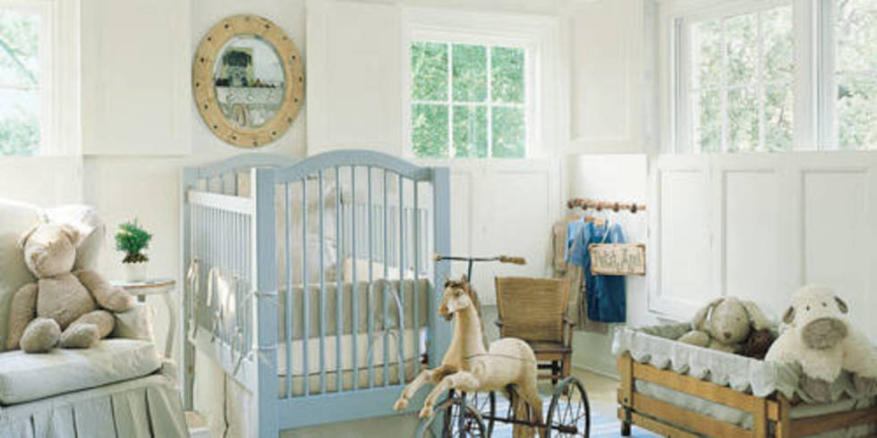 image result for beautiful Swedish French farmhouse child's nursery bedroom by Pamela Pierce Designs