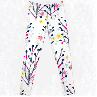 Leggings designed by Mimi Pinto available from Redbubble