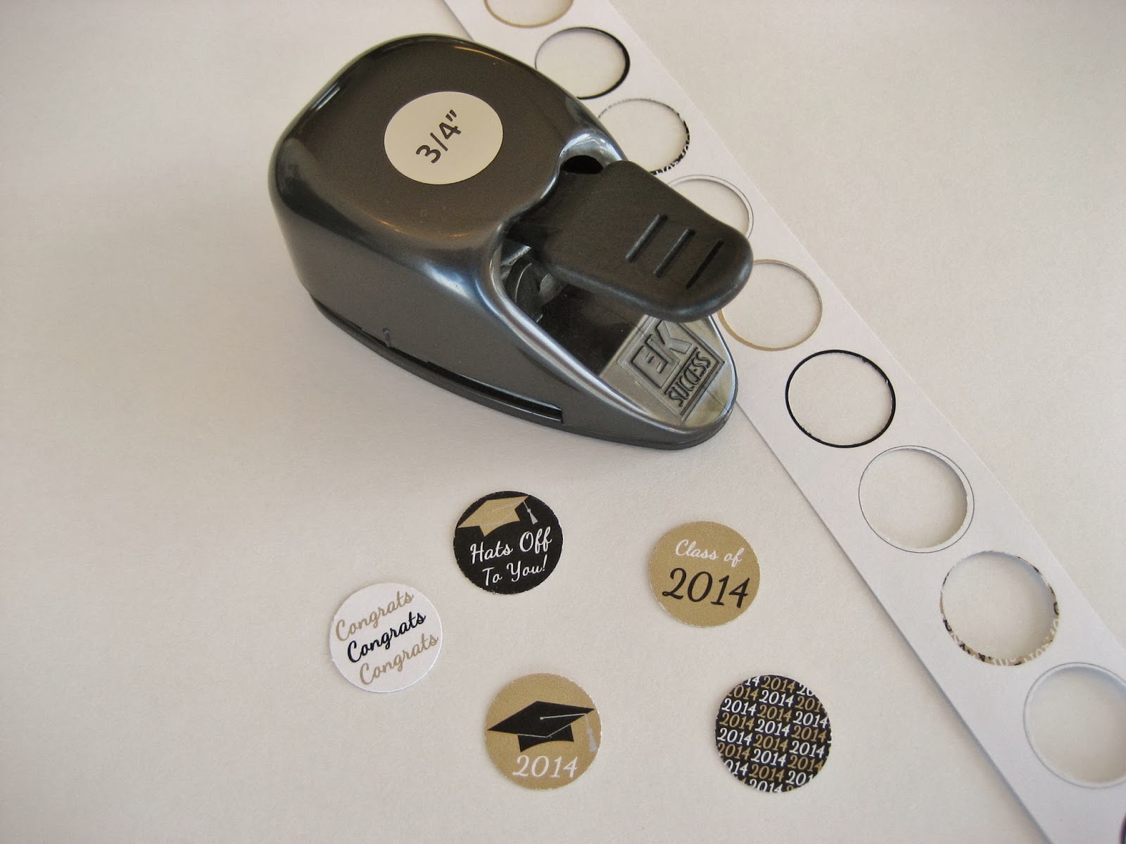 Digital Art Star Printable Party Decor DIY Graduation Candy Stickers