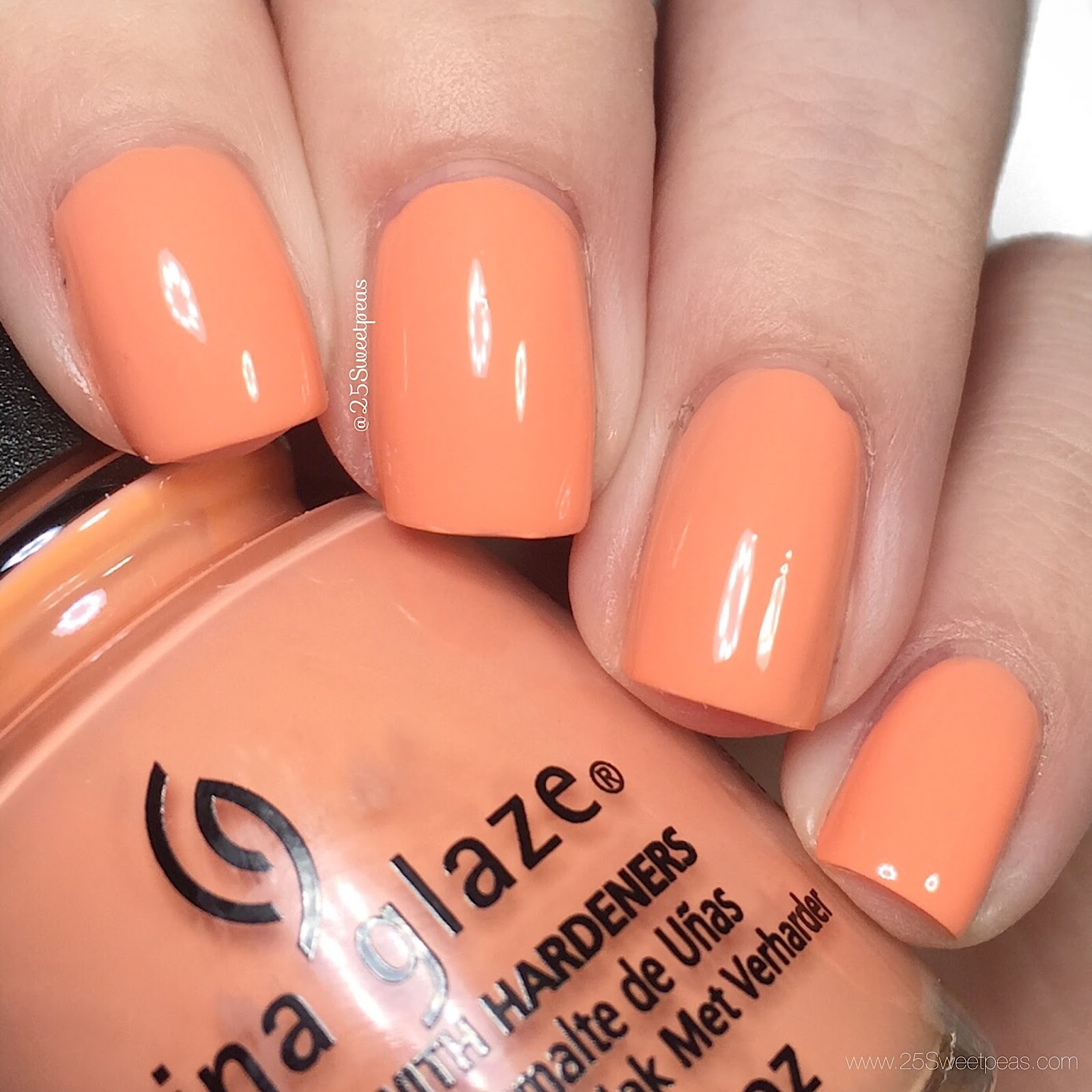China Glaze Chic Physique Swatches — 25 Sweetpeas