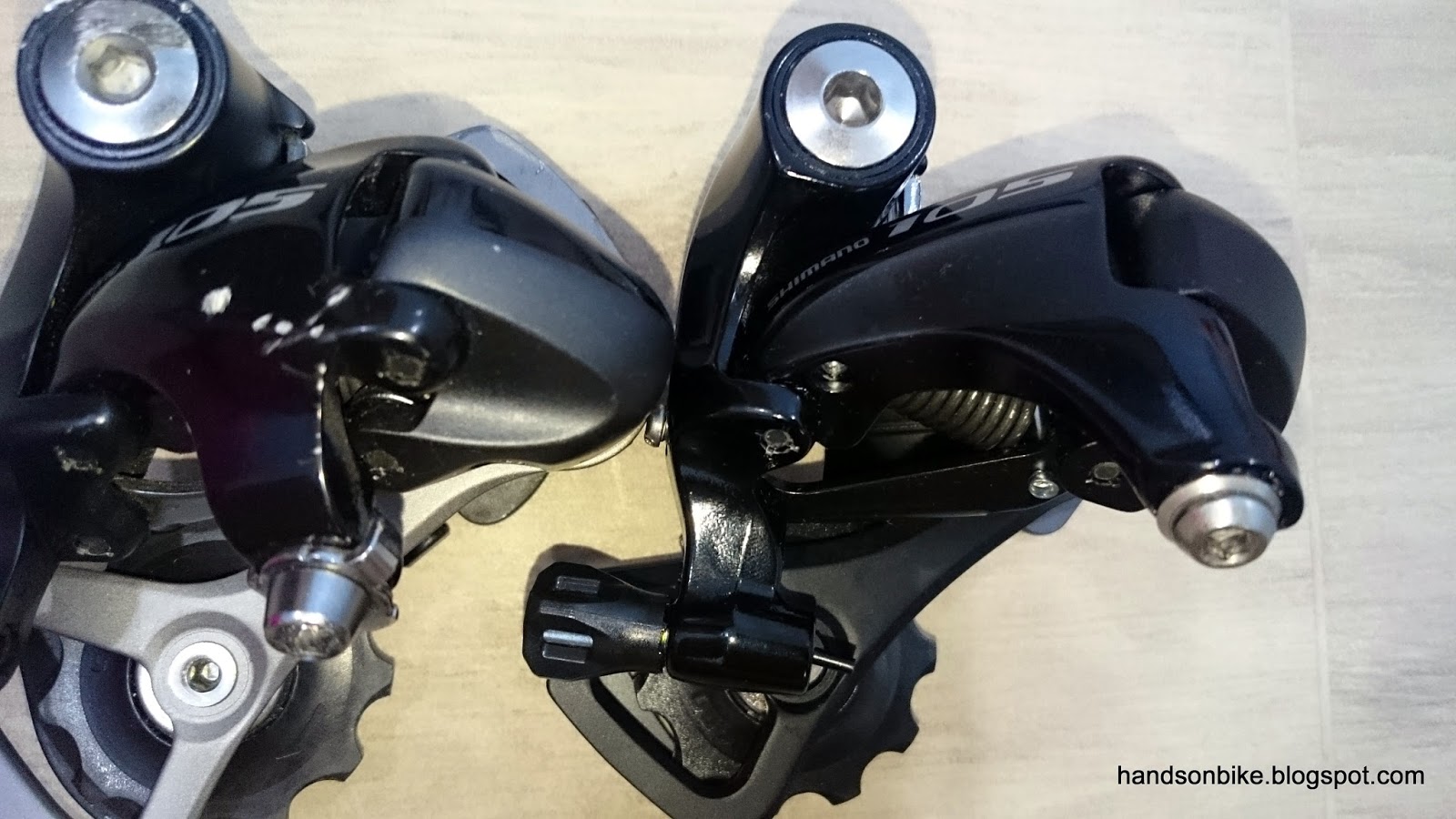 Hands On Bike: Shimano 105 5800 vs 5700: Rear Derailleur and Front 