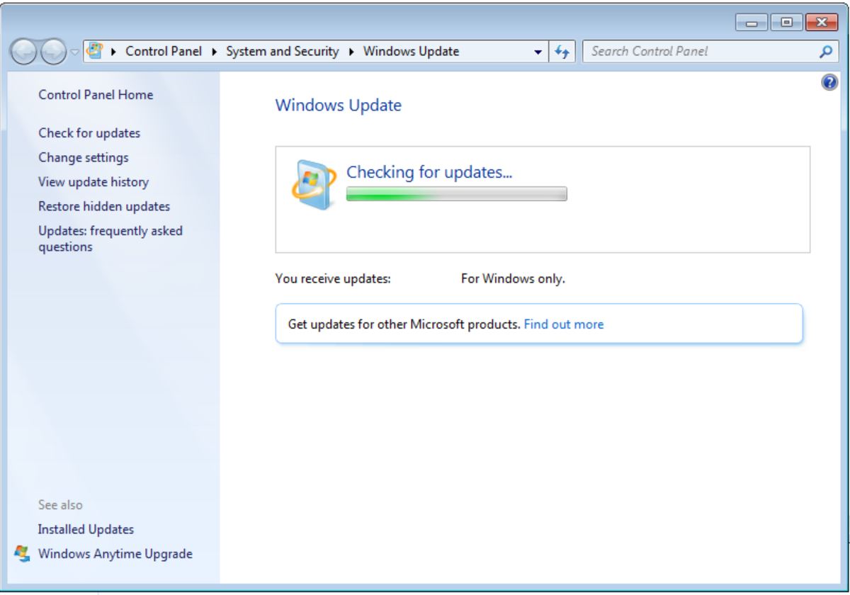 Microsoft windows 7 update downloads