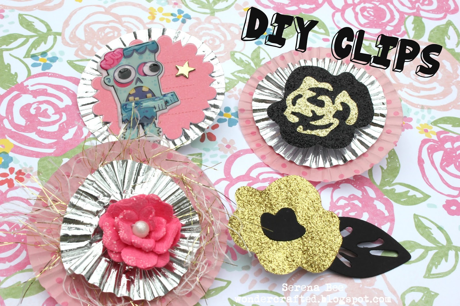 . DIY Embellishments Using Cupcake Liners and Toothpicks!