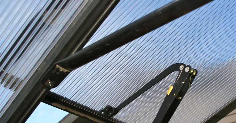 Monticello Greenhouses Monticello Greenhouse Roof Vent Kit (Black)