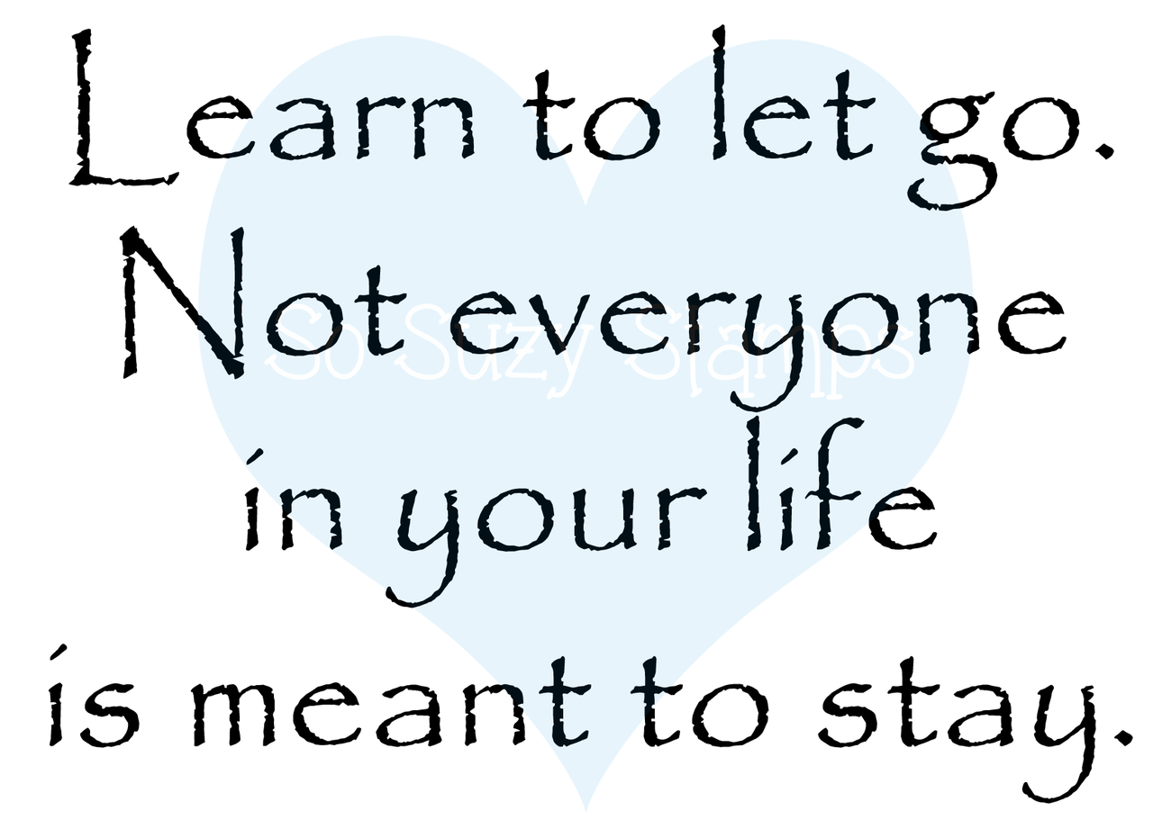 Learn to Let Go!