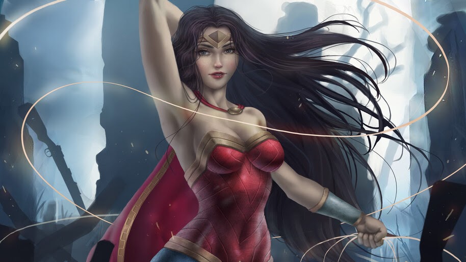 Wonder Woman, DC, Art, 4K, #6.1235