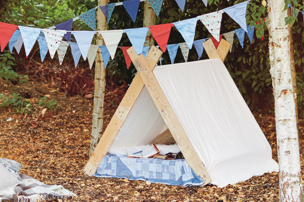 Make Your Own Tent Wooden Den Kit