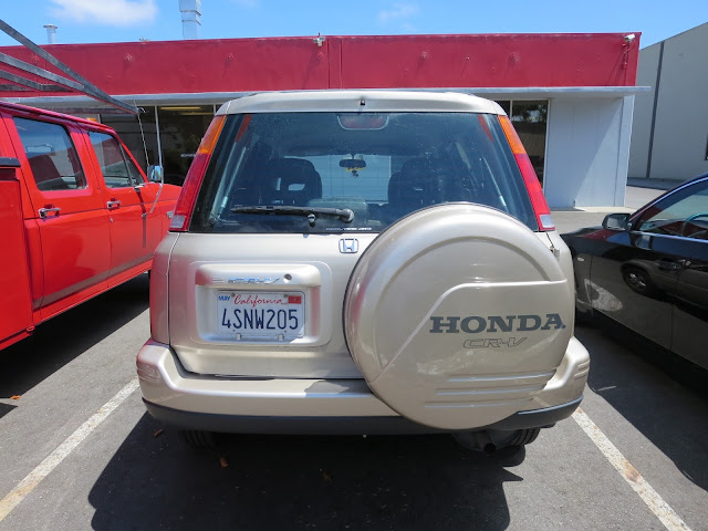 Honda CR-V with new bumper and body repairs from Almost Everything Auto Body