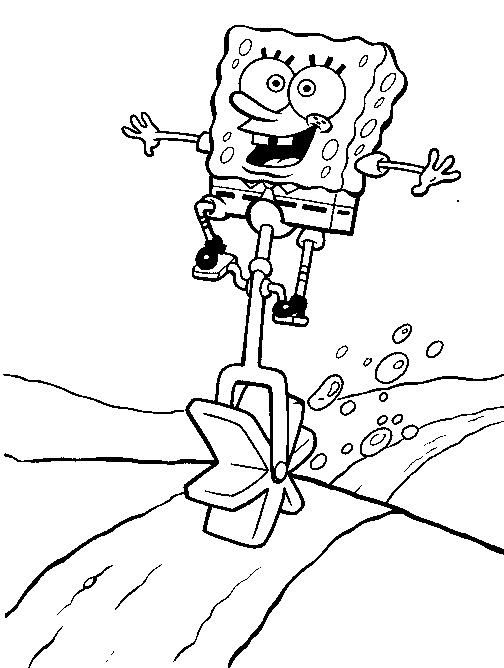 SpongeBob Squarepants Coloring Pages