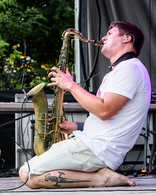 Moon Hooch at Riverfest Elora 2018 at Bissell Park on August 18, 2018 Photo by John Ordean at One In Ten Words oneintenwords.com toronto indie alternative live music blog concert photography pictures photos