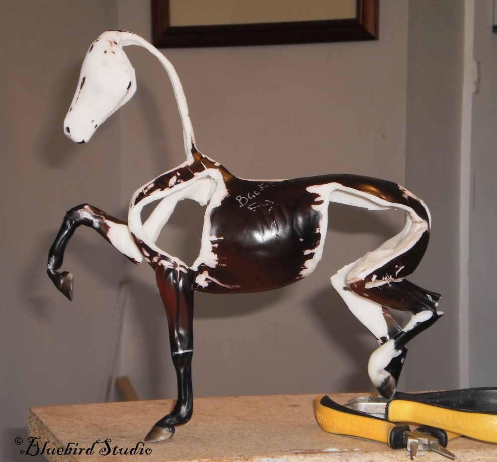 How to use magic sculpt epoxy clay on your horse armature 