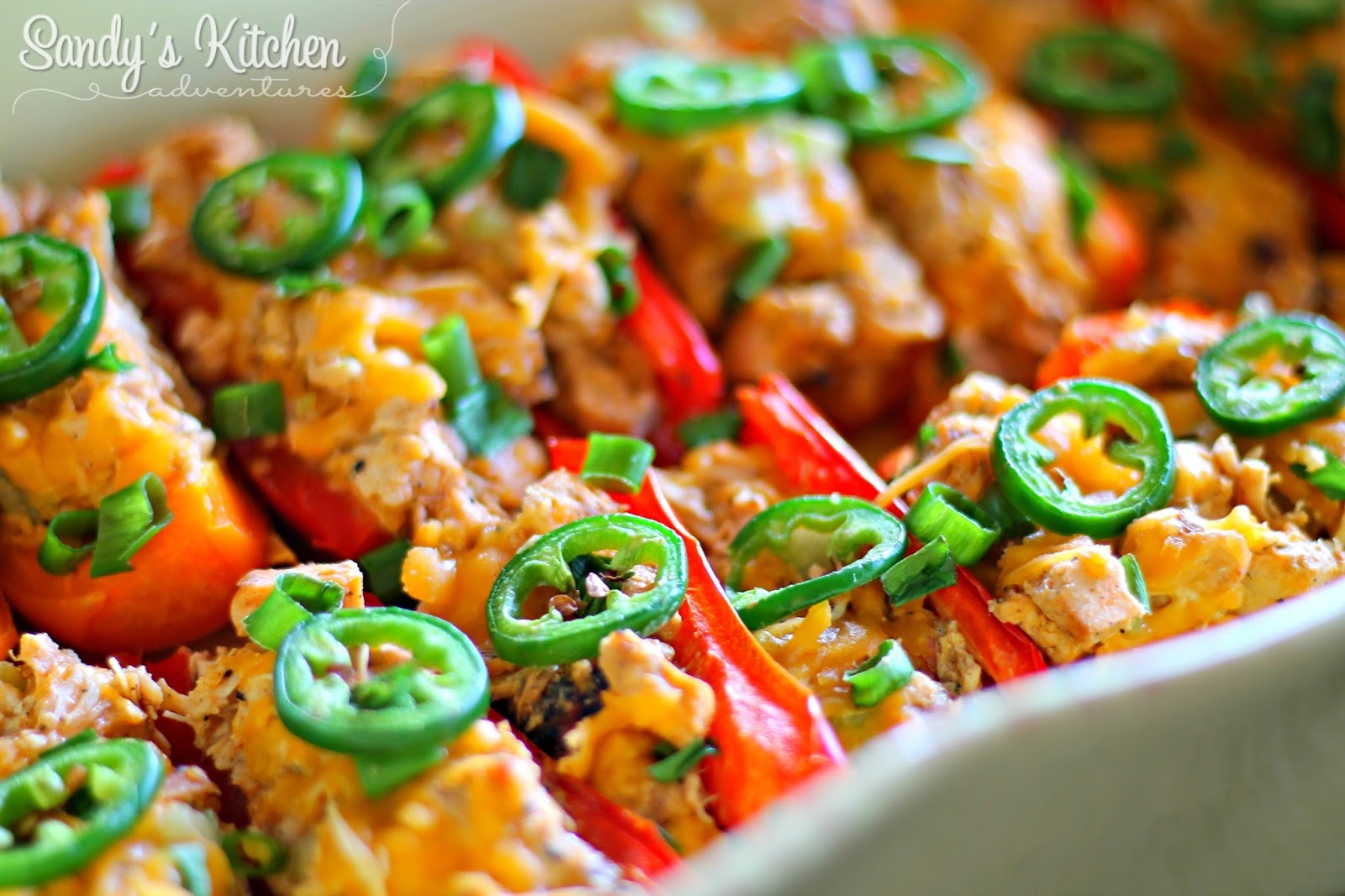 Buffalo Chicken Stuffed Pepper Sandy's Kitchen