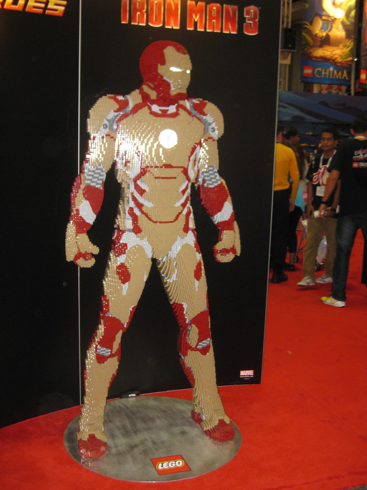 lego comic con iron man