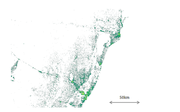 Facebook用人工智慧建立世界人口地圖，幫無人機找出未連網地區