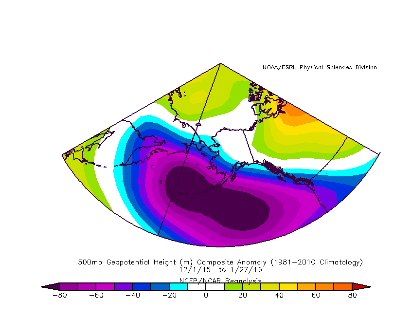 Deep Cold Alaska Weather & Climate January 2016