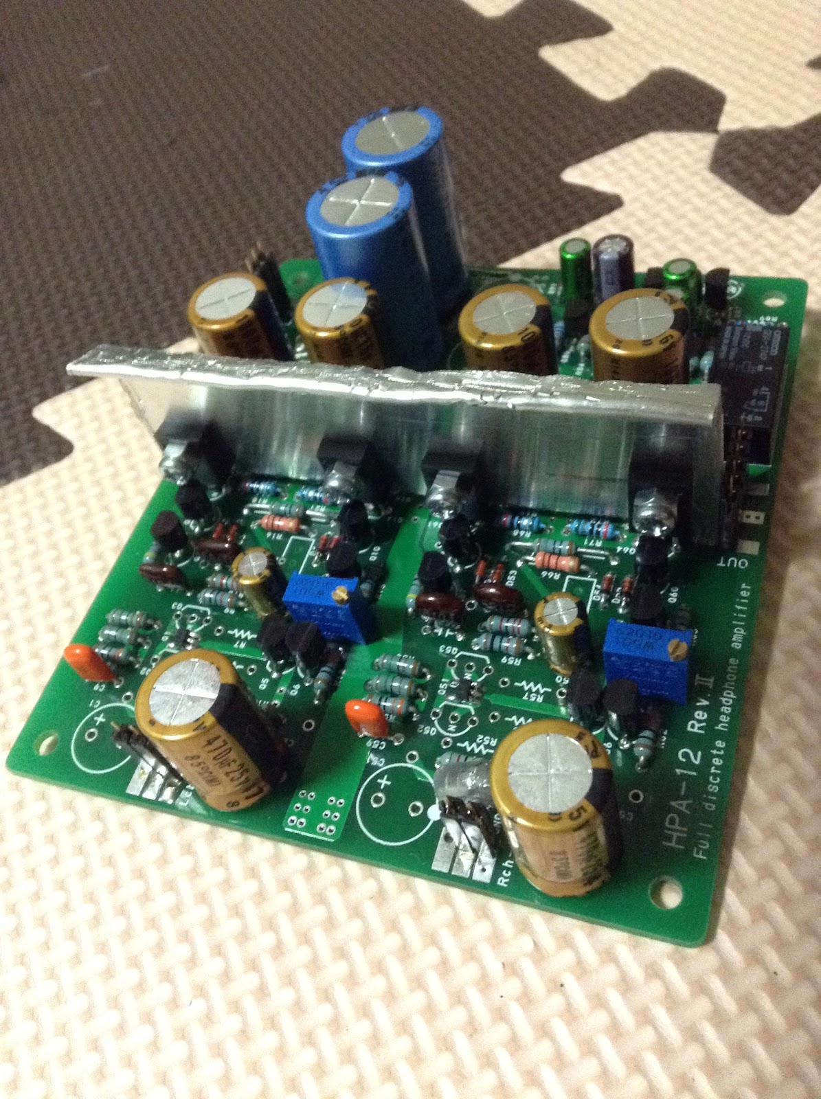 JO4EFC/1 の備忘ブログ: ヘッドホンアンプHPA-12の製作(1)