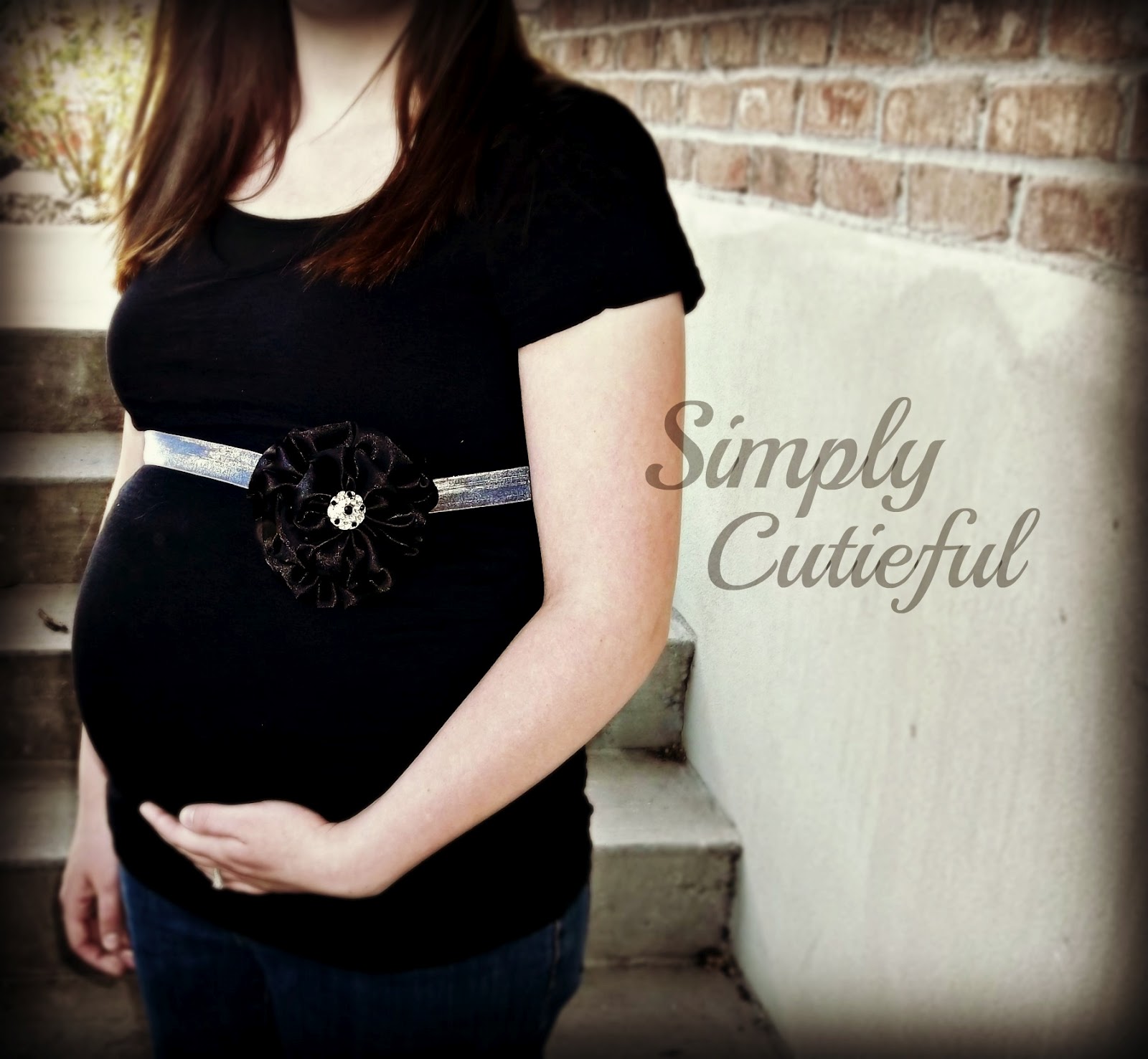 Mini maternity sash 3 12 simply cutieful